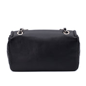 Chanel Classic Timeless Single Flap Medium Caviar Leder Schwarz SHW