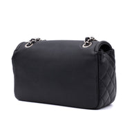Chanel Classic Timeless Single Flap Medium Caviar Leder Schwarz SHW