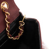 Weinrote Chanel Single Flap Bag in Medium Größe aus burgundy farbendem Jersey Material mit goldener Hardware