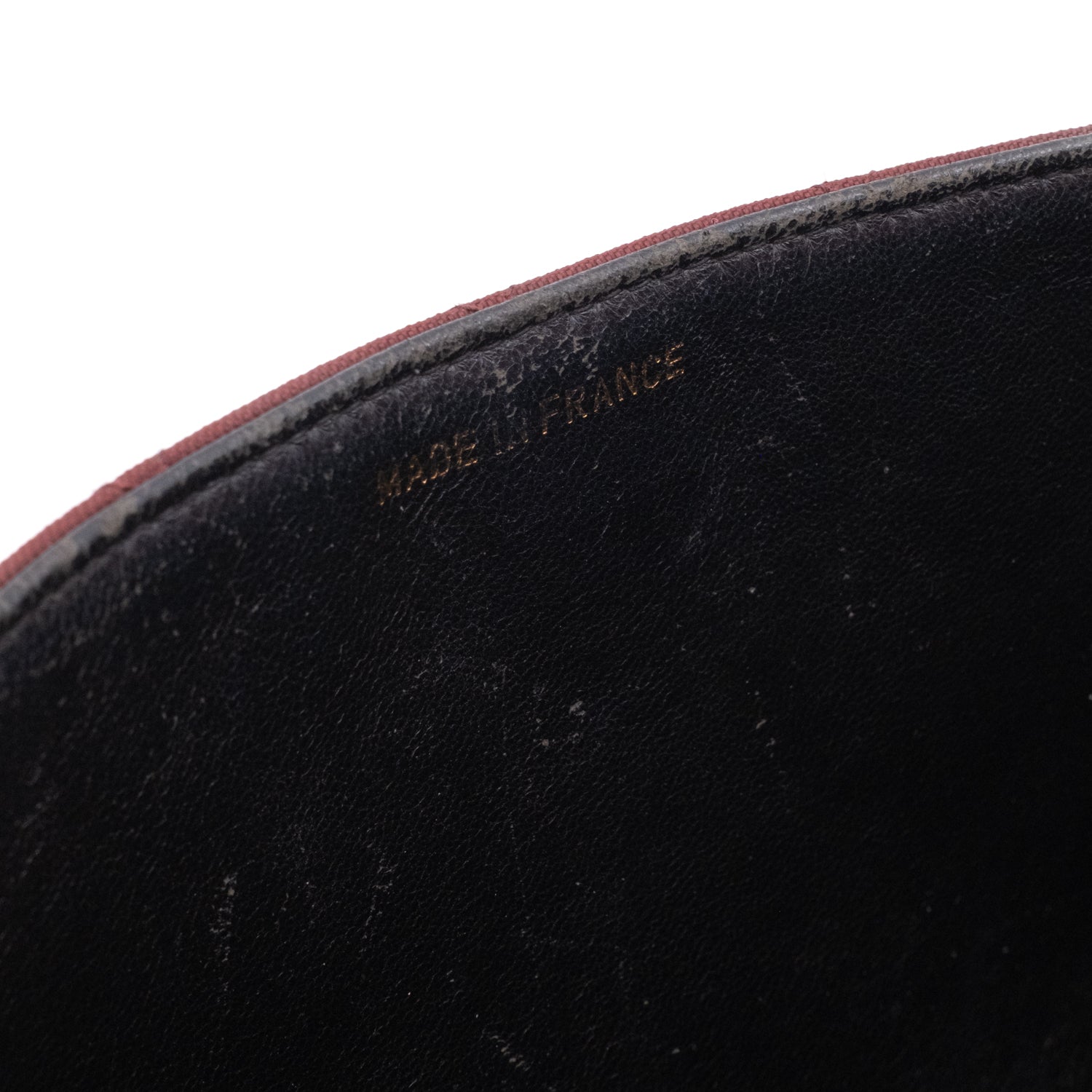 Weinrote Chanel Single Flap Bag in Medium Größe aus burgundy farbendem Jersey Material mit goldener Hardware