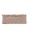 Chanel Classic Single Flap Bag Medium Tweed Fringes Beige GHW matt