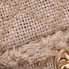 Chanel Classic Single Flap Bag Medium Tweed Fringes Beige GHW matt
