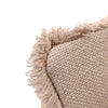 Chanel Classic Single Flap Bag Medium Tweed Fringes Beige GHW matt