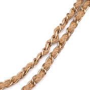 Chanel Classic Single Flap Bag Medium Tweed Fringes Beige GHW matt