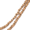 Chanel Classic Single Flap Bag Medium Tweed Fringes Beige GHW matt