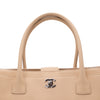 Chanel Cerf Executive Shopper Bag Medium Beige SHW