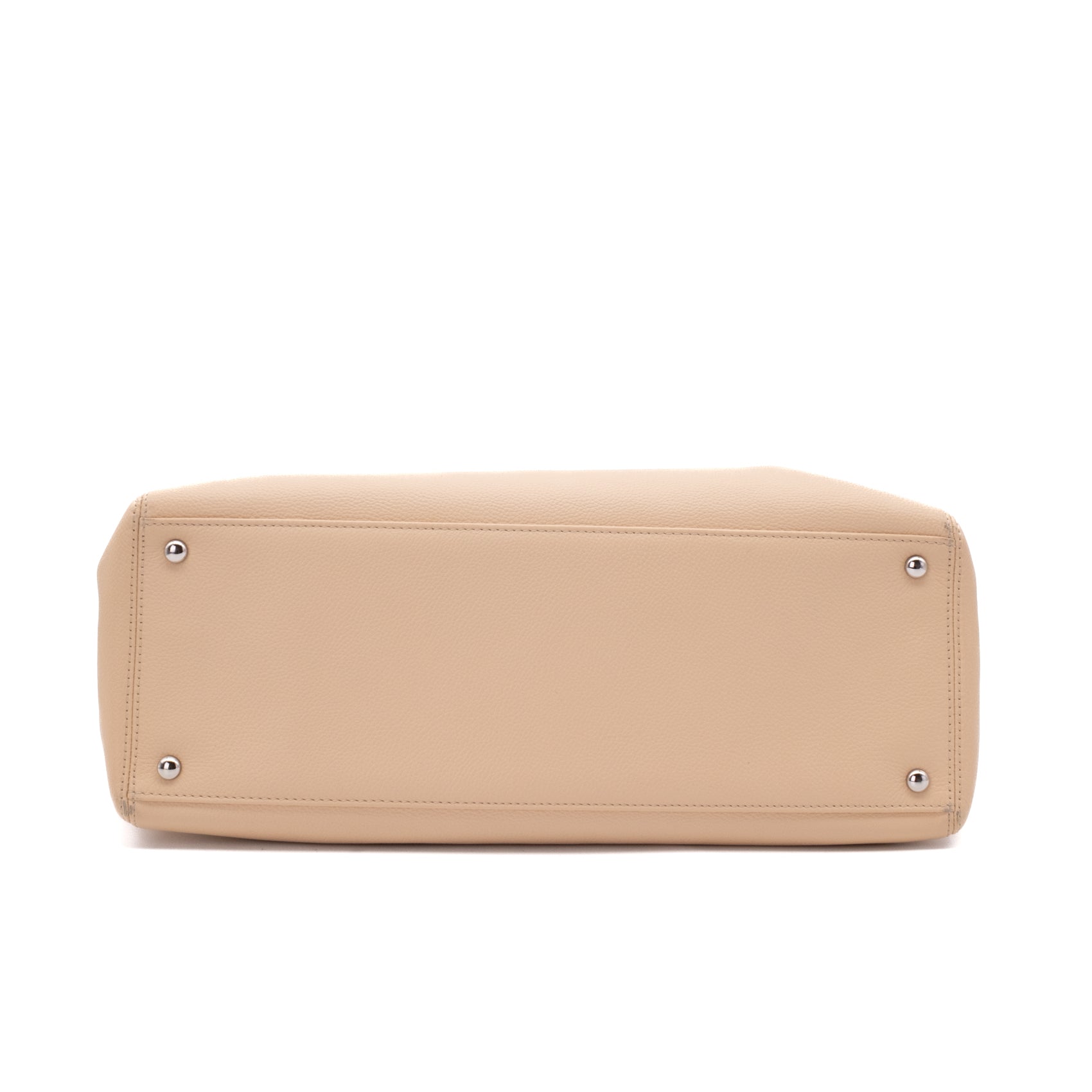 Chanel Cerf Executive Shopper Bag Medium Beige SHW