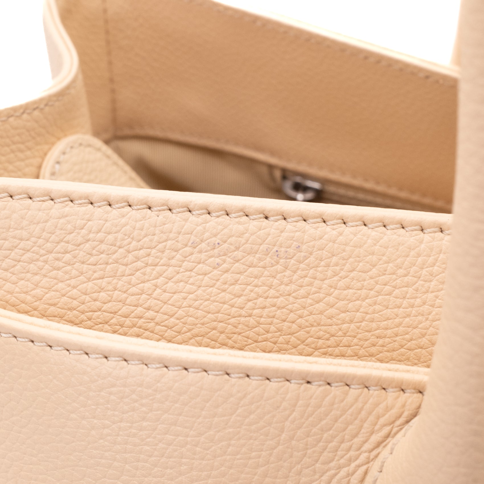 Chanel Cerf Executive Shopper Bag Medium Beige SHW