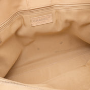 Chanel Cerf Executive Shopper Bag Medium Beige SHW