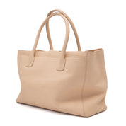 Chanel Cerf Executive Shopper Bag Medium Beige SHW