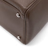 Chanel Cerf Executive Shopper Bag Medium Taupe Braun SHW