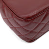 Chanel Classic Medium Single Flap Caviar Burgundy Weinrot SHW
