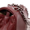 Chanel Classic Medium Single Flap Caviar Burgundy Weinrot SHW