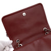 Chanel Classic Medium Single Flap Caviar Burgundy Weinrot SHW