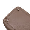 Chanel Cerf Executive Shopper Bag Medium Taupe Braun SHW