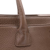 Chanel Cerf Executive Shopper Bag Medium Taupe Braun SHW