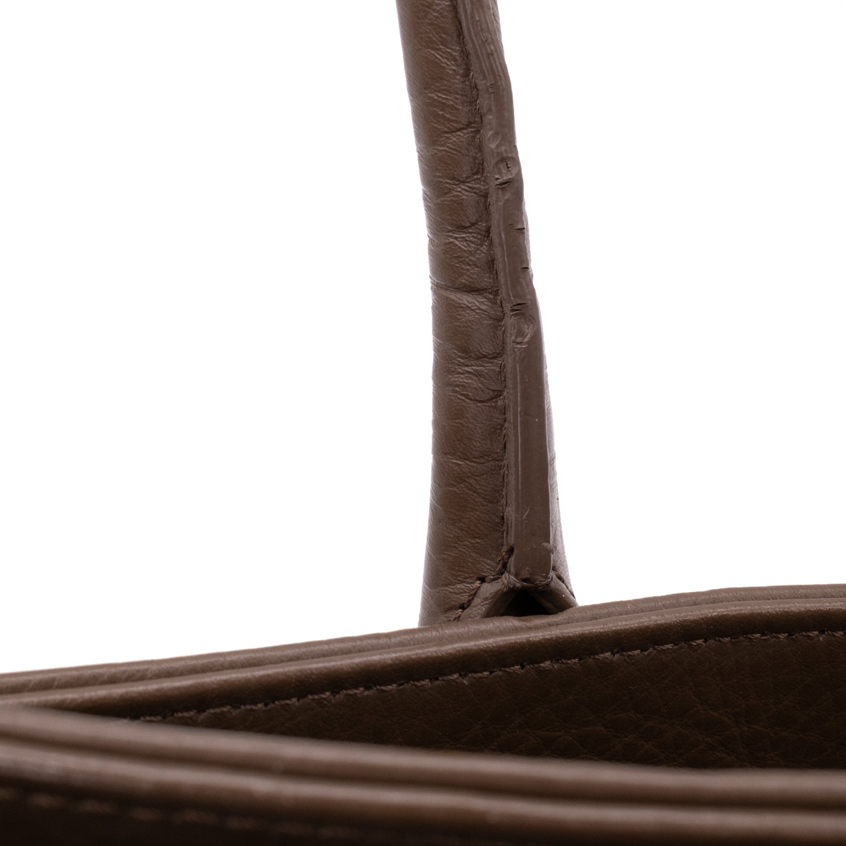 Chanel Cerf Executive Shopper Bag Medium Taupe Braun SHW