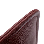 Chanel Classic Medium Single Flap Caviar Burgundy Weinrot SHW