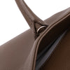 Chanel Cerf Executive Shopper Bag Medium Taupe Braun SHW
