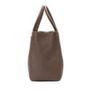 Chanel Cerf Executive Shopper Bag Medium Taupe Braun SHW
