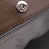 Chanel Cerf Executive Shopper Bag Medium Taupe Braun SHW