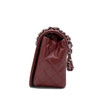 Chanel Classic Medium Single Flap Caviar Burgundy Weinrot SHW