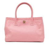Chanel Cerf Executive Shopper Bag Medium Kalbsleder Rosa 24k GHW