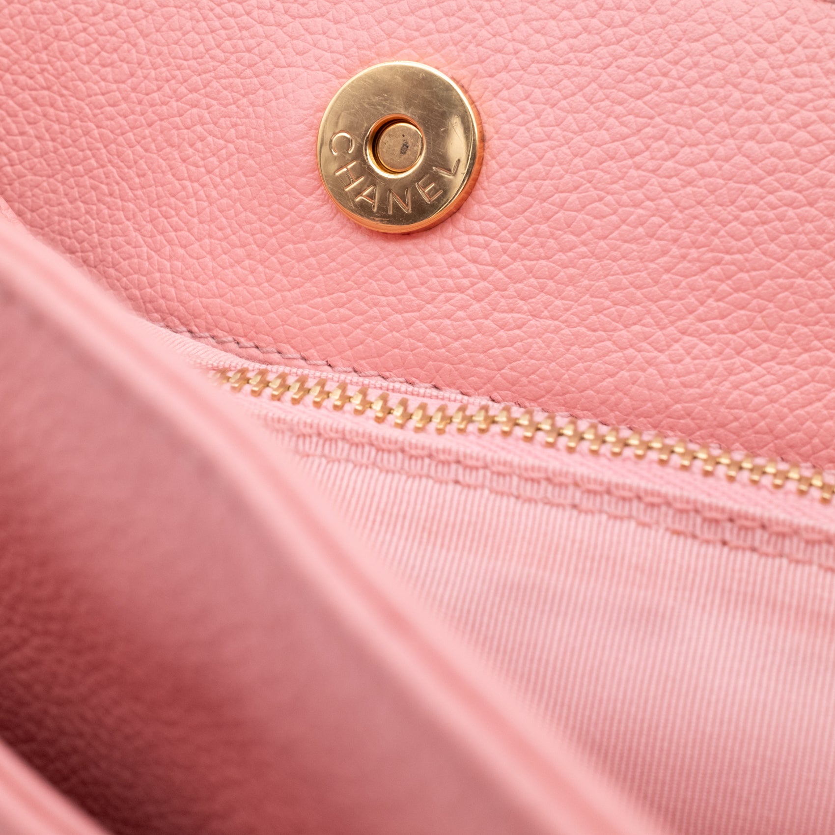 Chanel Cerf Executive Shopper Bag Medium Kalbsleder Rosa 24k GHW