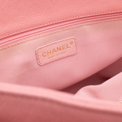 Chanel Cerf Executive Shopper Bag Medium Kalbsleder Rosa 24k GHW