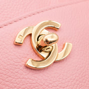 Chanel Cerf Executive Shopper Bag Medium Kalbsleder Rosa 24k GHW