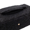 Chanel XXL Single Flap Airline 2017 Runway Terry Velour Schwarz GHW Matt