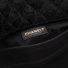 Chanel XXL Single Flap Airline 2017 Runway Terry Velour Schwarz GHW Matt