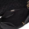 Chanel XXL Single Flap Airline 2017 Runway Terry Velour Schwarz GHW Matt