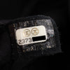 Chanel XXL Single Flap Airline 2017 Runway Terry Velour Schwarz GHW Matt