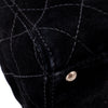 Chanel Single Flap Jumbo Schultertasche Velourleder Schwarz GHW
