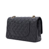 Chanel Classic Timeless Double Flap Bag in Medium Größe aus schwarzem Caviar Leder Material mit goldener Hardware 