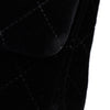 Chanel Classic Timeless Double Flap Bag in Medium Größe aus schwarzem Samt Material mit schwarzer Hardware aus der limitierten All Black Linie