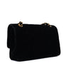 Chanel Classic Medium Double Flap Samt Schwarz 24k GHW
