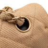 Beige Chanel Timeless Handtasche Double Flap Bag Medium Größe aus beigem Raffia Stroh Material mit goldener Hardware Detail Ösen 2