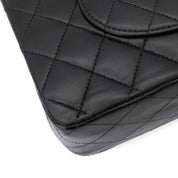 Chanel Classic Double Flap Medium Lammleder Schwarz PHW