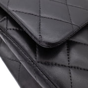 Chanel Classic Double Flap Medium Lammleder Schwarz PHW