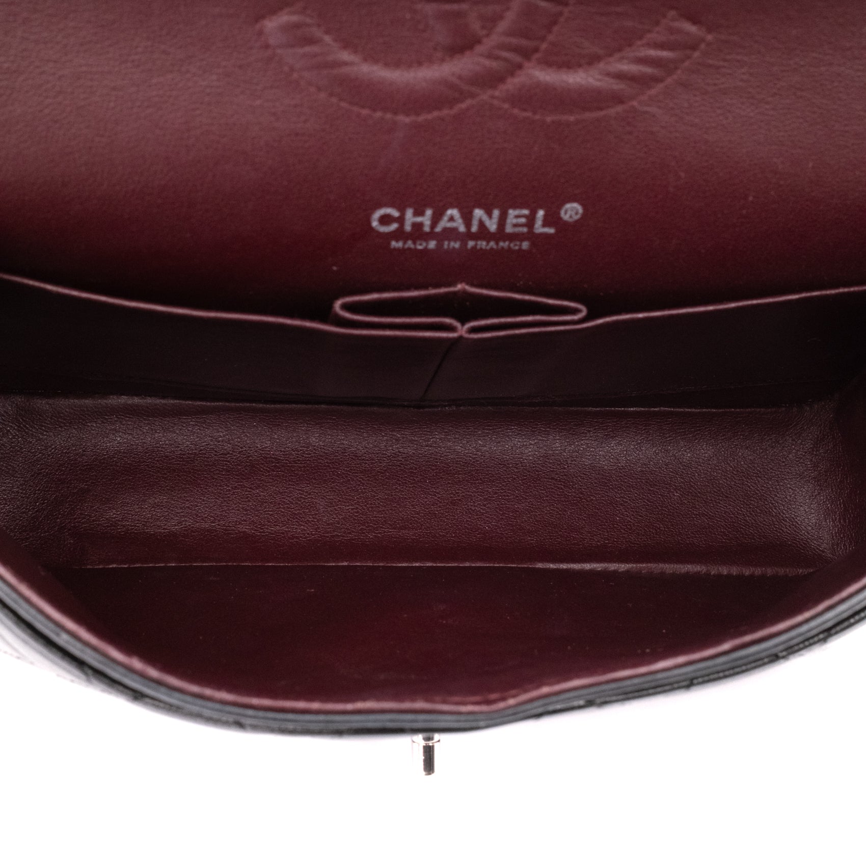 Chanel Classic Double Flap Medium Lammleder Schwarz PHW