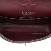 Chanel Classic Double Flap Medium Lammleder Schwarz PHW