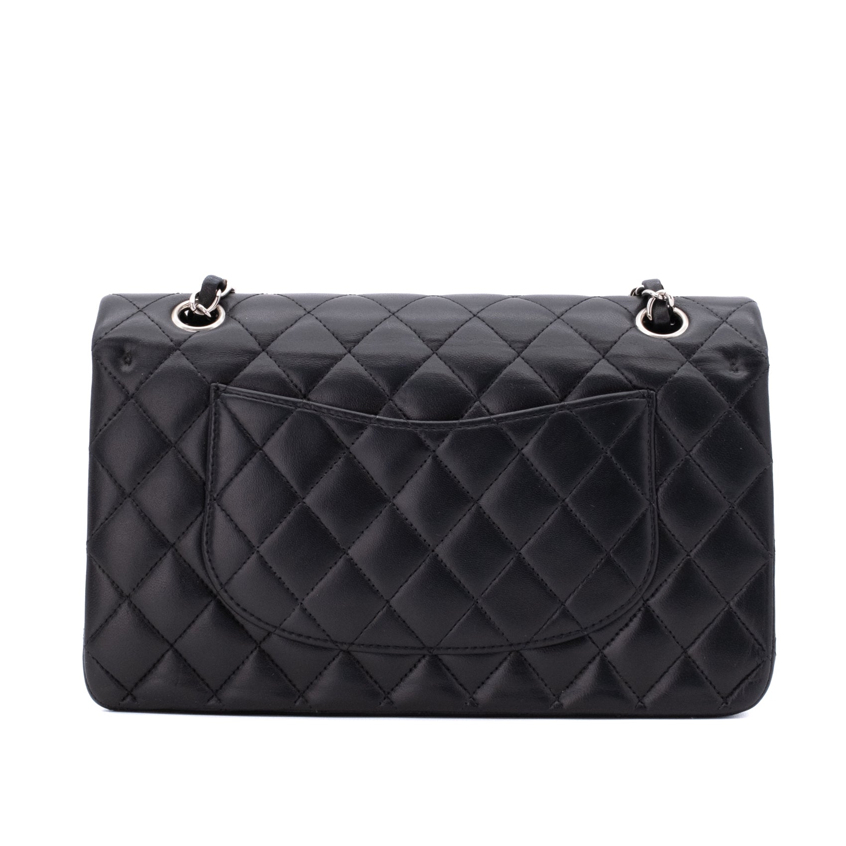 Chanel Classic Double Flap Medium Lammleder Schwarz PHW