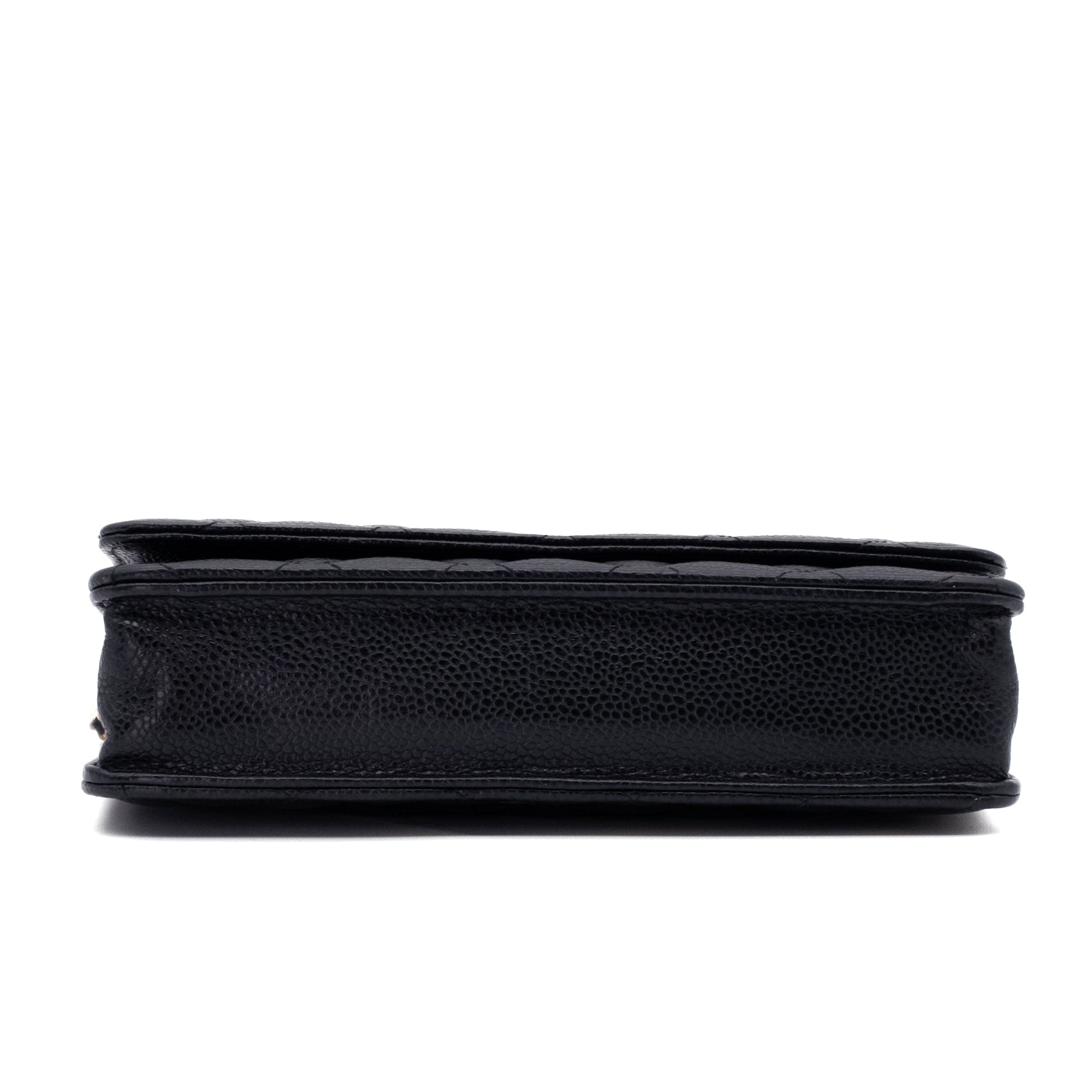 Chanel Wallet on Chain WOC Caviar Leder Schwarz GHW