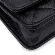Chanel Wallet on Chain WOC Caviar Leder Schwarz GHW