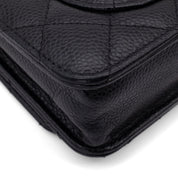Chanel Wallet on Chain WOC Caviar Leder Schwarz GHW