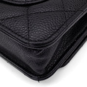 Chanel Wallet on Chain WOC Caviar Leder Schwarz GHW