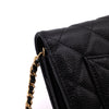 Chanel Wallet on Chain WOC Caviar Leder Schwarz GHW