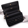 Chanel Wallet on Chain WOC Caviar Leder Schwarz GHW